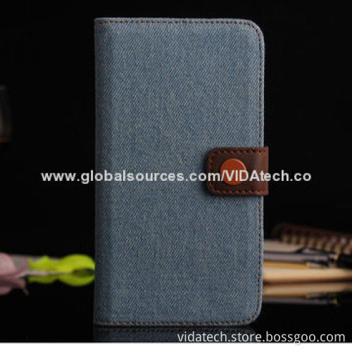 Jeans Leather Case for Samsung Galaxy S5